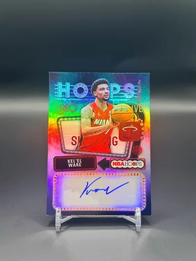 Kel'el Ware 2025-26 Topps Hoops Auto