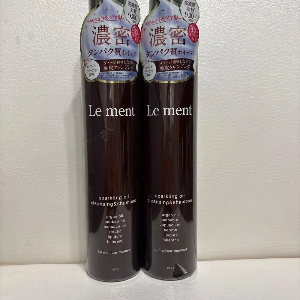 Le ment ルメント スパークリングオイル クレンジング&シャンプー 2本