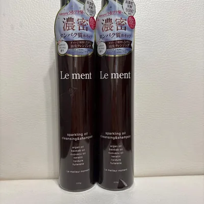 Le ment ルメント スパークリングオイル クレンジング&シャンプー 2本