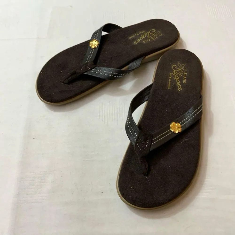S/S アイランドスリッパ レザー トングサンダル 9