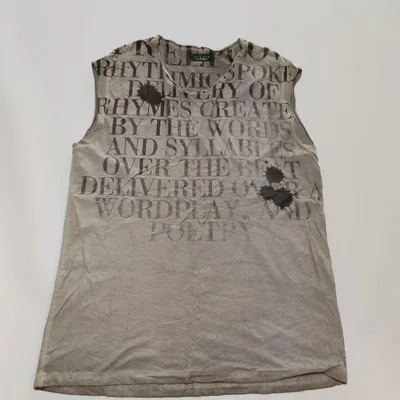ZARA MAN ノースリーブ Tシャツ カットソーL サイズ