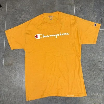 ★良品★ Champion チャンピオン Tシャツ イエロー M