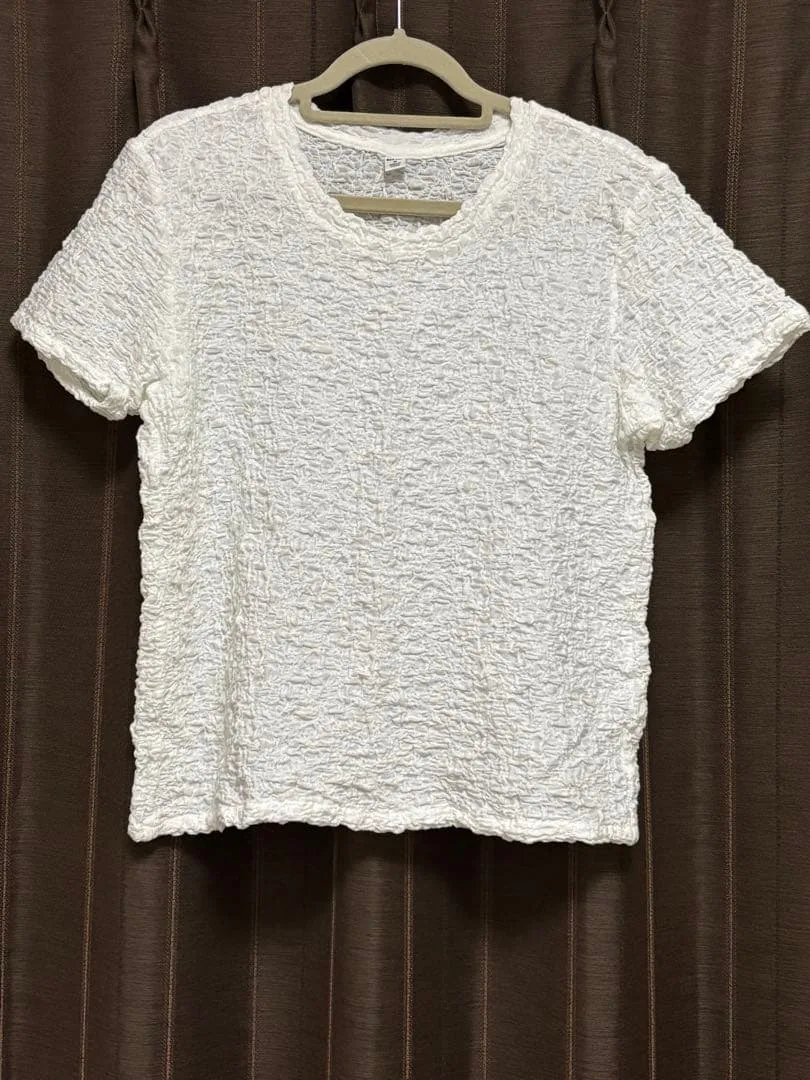 ホワイト ポップコーン 半袖 Tシャツ