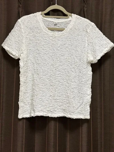 ホワイト ポップコーン 半袖 Tシャツ