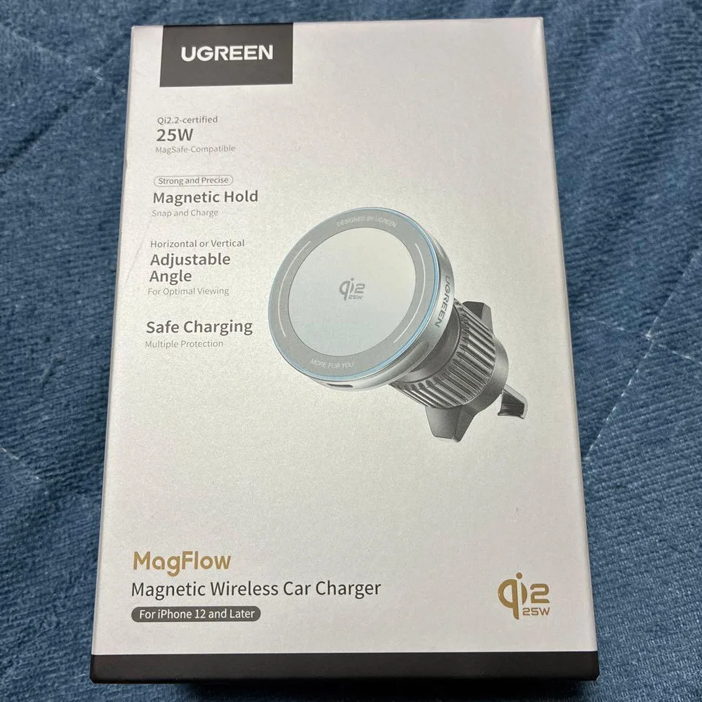UGREEN MagFlow 25W Qi2 ワイヤレス充電器 MagSafe