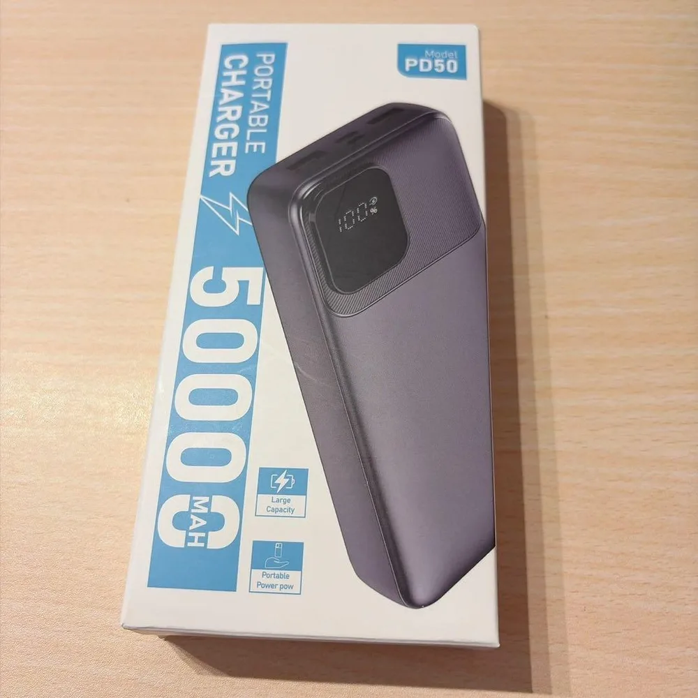 モバイルバッテリー 50000mAh 大容量 3台同時充電可能 PSE認証済み