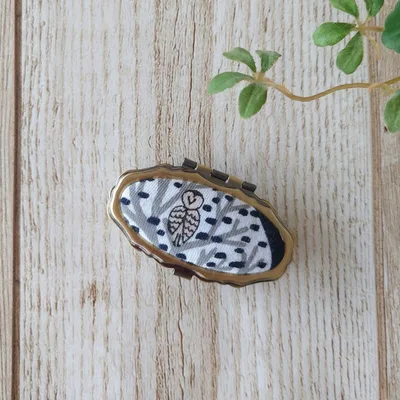 ミナペルホネン ピルケース pollot ネイビー * ハンドメイド