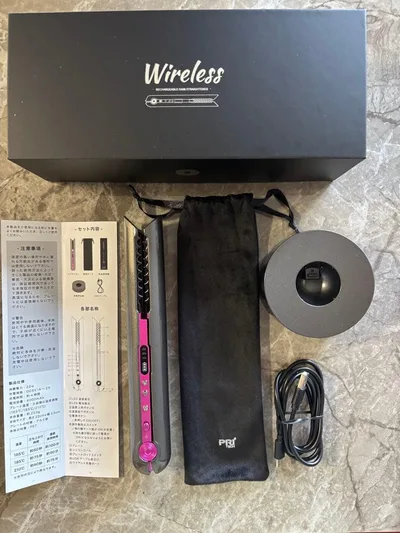PRI TECH ワイヤレス ストレートヘアアイロン 本体