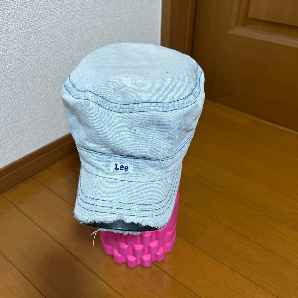ビンテージ Lee ワークキャップ ライトブルー デニム