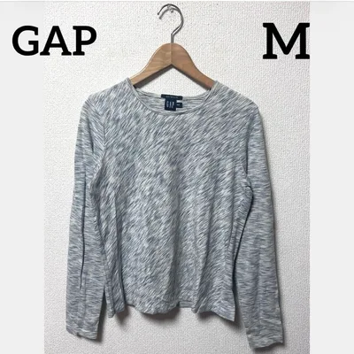 GAP ラメ入り ストレッチ カットソー 長袖
