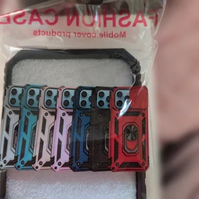 スマホケース リング付き カメラ保護カバー