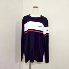 ルコックスポルティフ 長袖 Tシャツ(O /メンズ)ネイビー スポーツ ロンT