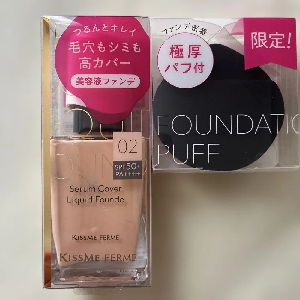 KISSME FERME セラムカバーリキッドファンデ 02 オークル