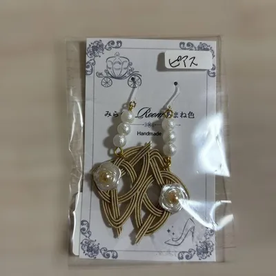 みらRoomあまね色 ハンドメイド 水引ピアス