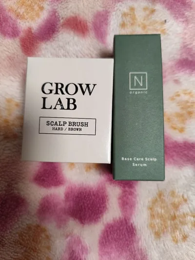 GROW LAB スカルプブラシ & N organic スカルプセラム