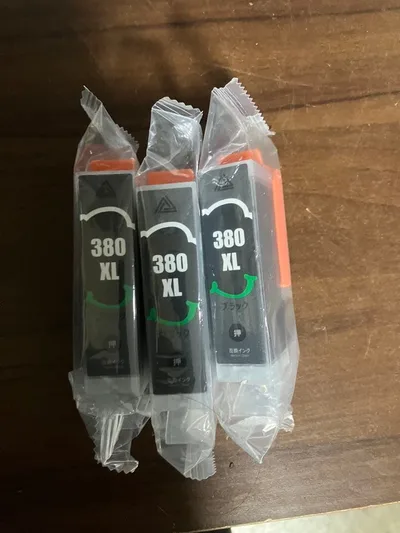 互換インク 380 XL ブラック 3本セット