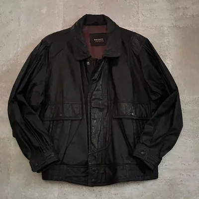 90s Vintage A-2 フライトジャケット 短丈 本革 牛革 ブルゾン