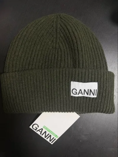 GANNI ニット帽 ビーニー