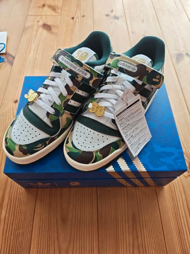 【新品未使用】adidas FORUM 84 BAPE LOW 26.5cm