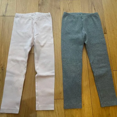 UNIQLO リブレギンス10分丈レギュラーフィット 2枚セット 110cm
