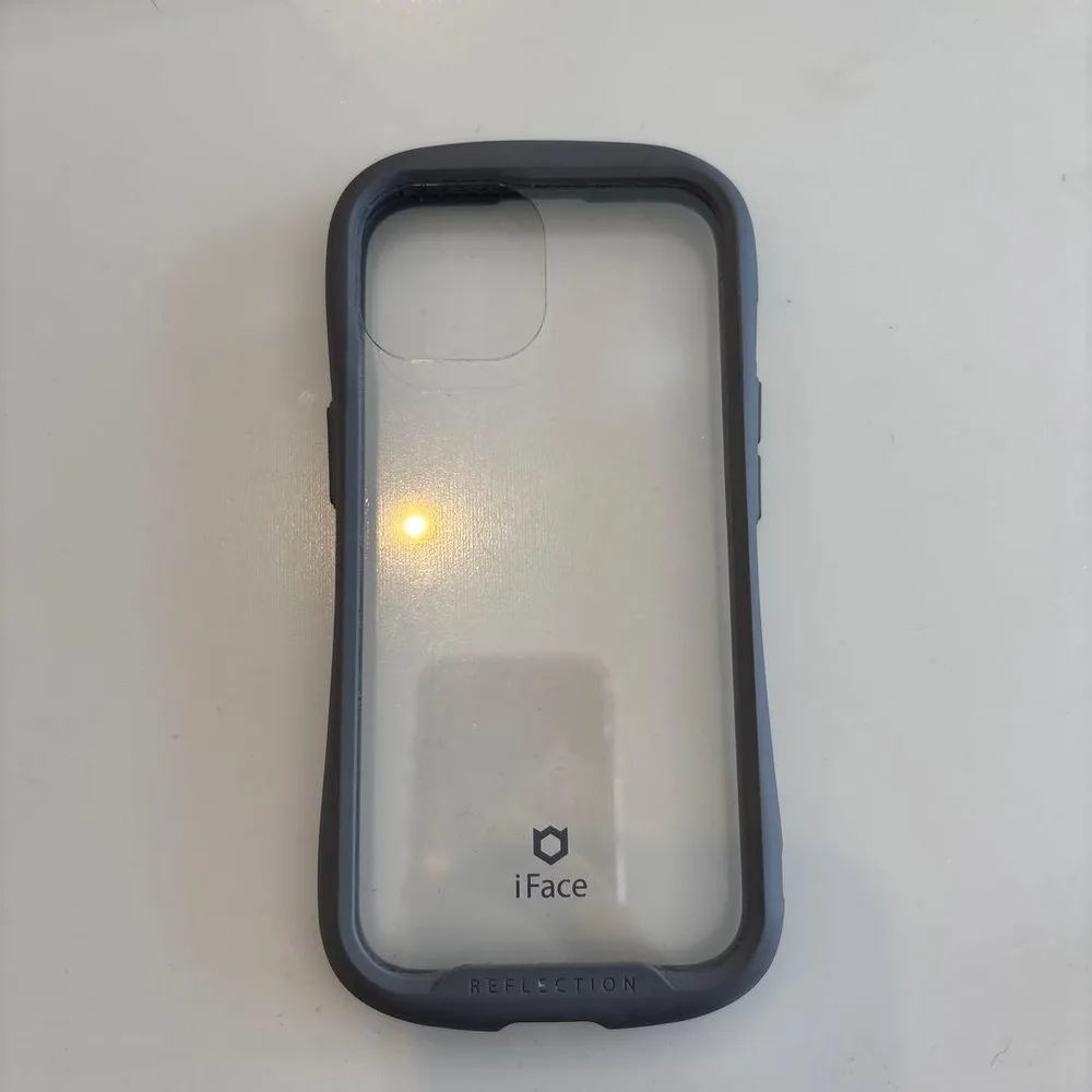 iFace iPhone用ケース クリア/グレー 15