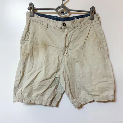 ジョージ ショートパンツ ショート丈 無地 30 茶 綿 デイリー