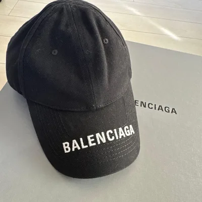BALENCIAGA キャップ ブラック Lサイズ