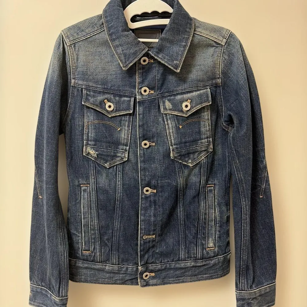 G-Star RAW デニムジャケット ダメージ加工