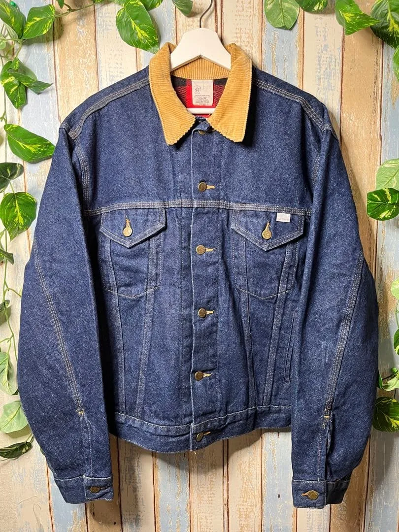 激レア 1989年製 Carhartt 100周年 デニムトラッカージャケット