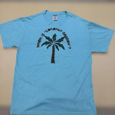 JERZEES Tシャツ 半袖 クルーネック ライトブルー