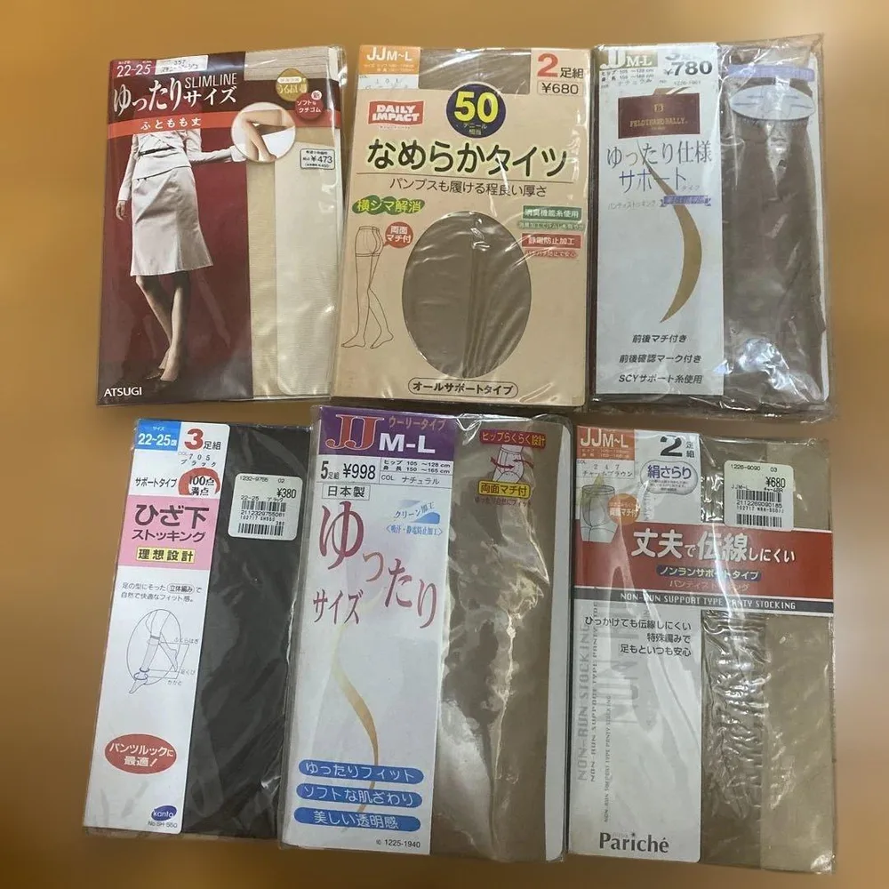 ストッキング 15枚まとめ売り ゆったりサイズ JJM Lサイズ
