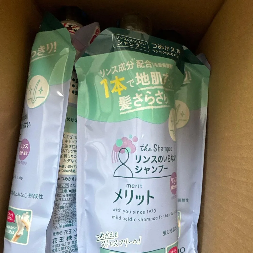メリット リンスのいらないシャンプー つめかえ用 340ml 24個セット