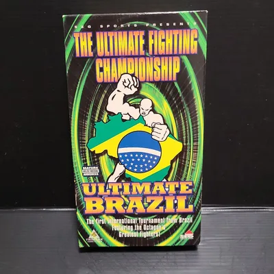 UFC Ultimate Brazil 1998 วิดีโอเทป VHS ศิลปะการต่อสู้แบบผสม