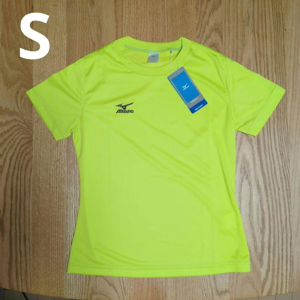 新品 MIZUNO Tシャツ ライム