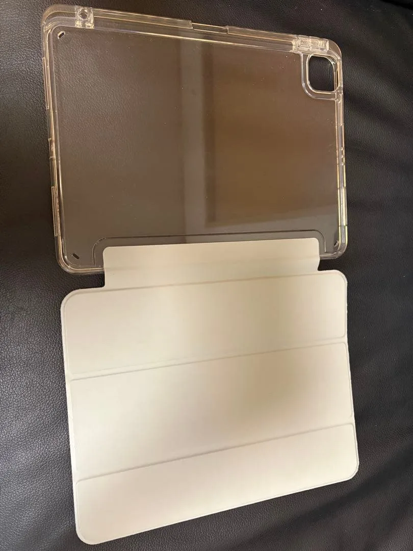 iPad Air 11インチ用 クリアケース グレー