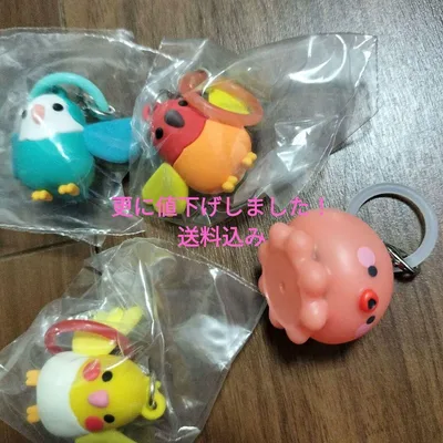 動物モチーフ マスコットチャーム 4点セット