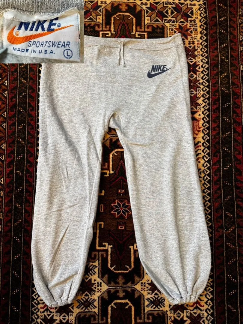 激レア 70s NIKE USA製 オレンジタグ スウェットパンツ L