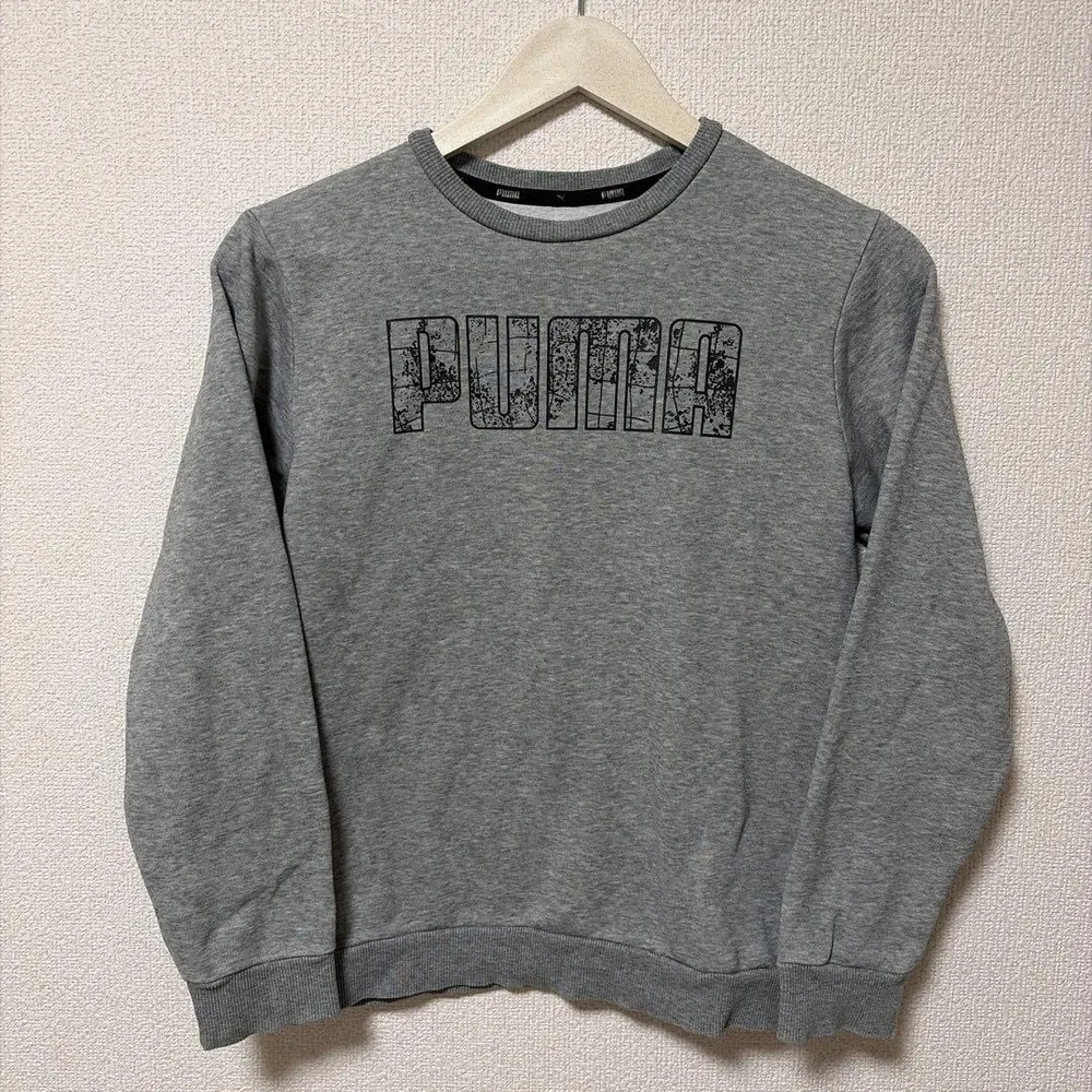 PUMA キッズ トレーナー グレー 長袖 140cm
