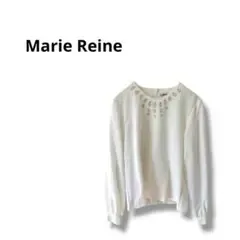 【Marie Reine】シャツ ブラウス 長袖 可愛い ホワイト