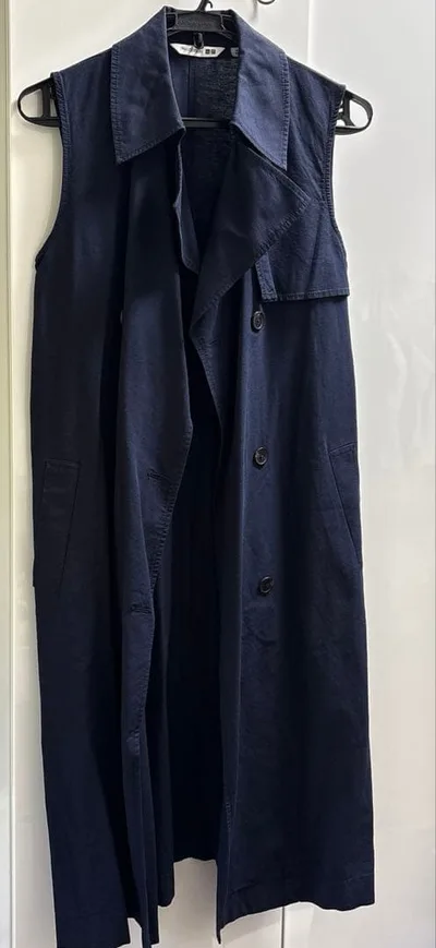 UNIQLO JW ANDERSON ロングジレ ネイビー