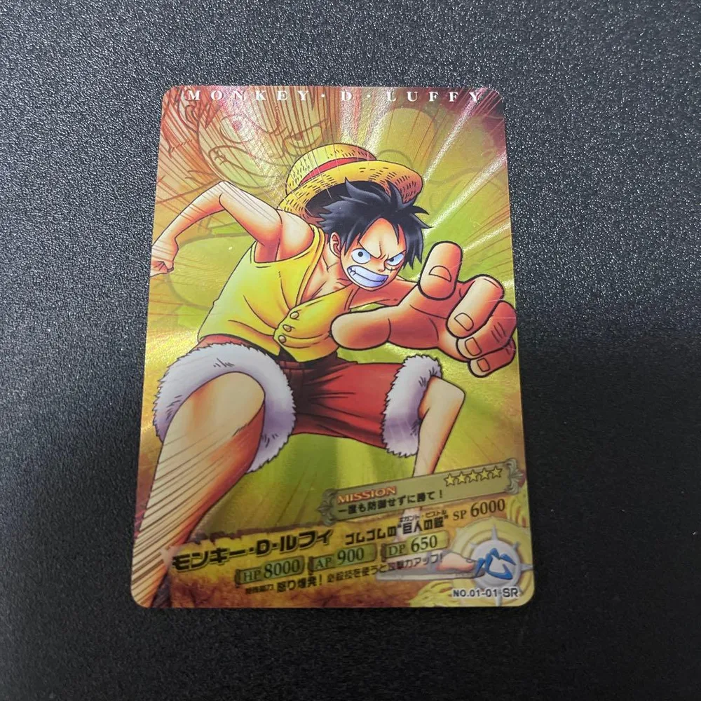 ワンピース ARカードダス モンキー・D・ルフィ NO.01-01 SR