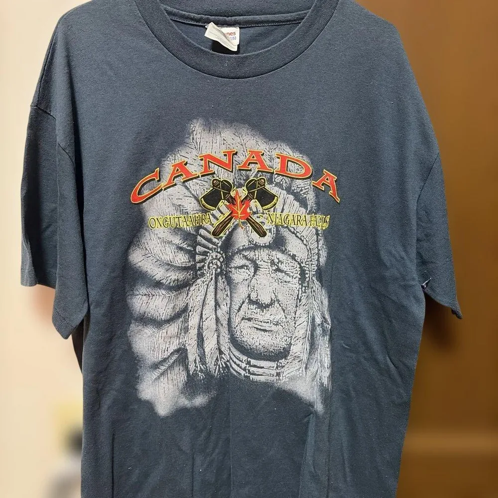 Hanes ヘビーウェイト Tシャツ カナダプリント Lサイズ