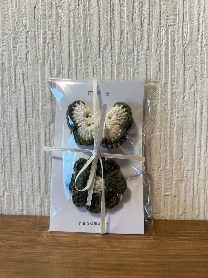 ハンドメイド キッズ ベビー ヘアクリップ