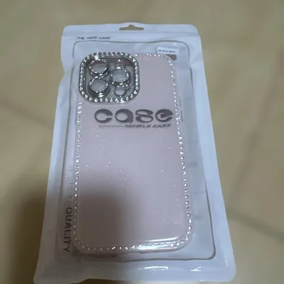 iPhone 15 Pro Max用 ラインストーン付きケース