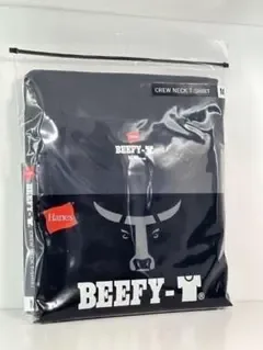 hi0439 BEEFY-T 綿100% ヘビーウェイトT 黒 Mサイズ 丸首