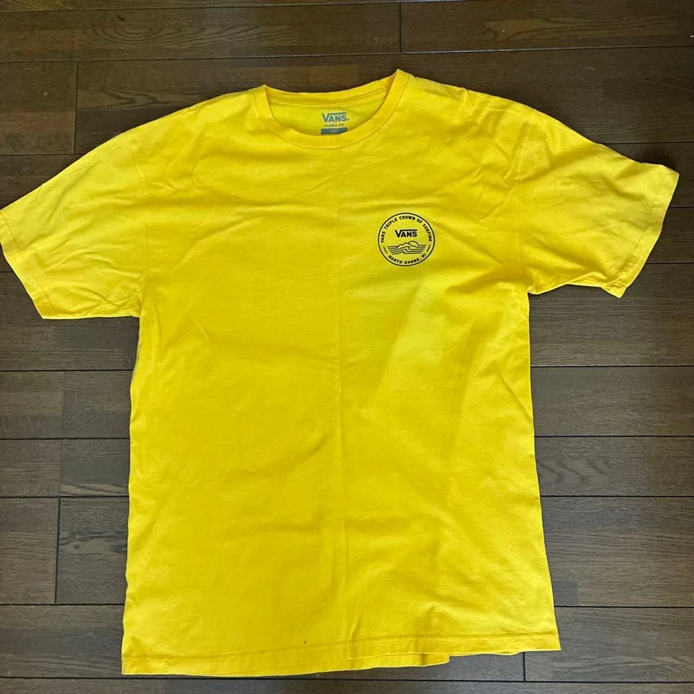 VANS Tシャツ イエロー LARGE (海外購入)