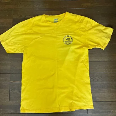 VANS Tシャツ イエロー LARGE (海外購入)