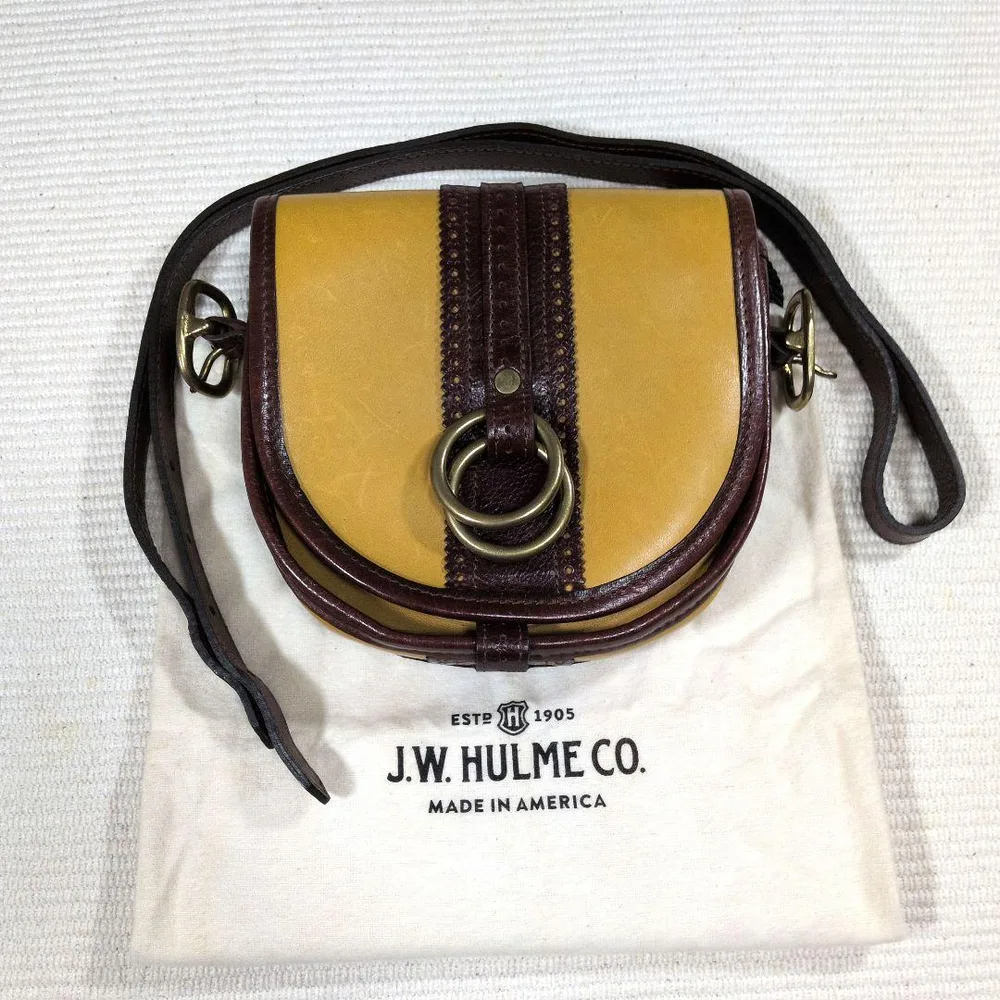 J.W. HULME CO. レザー サドルバッグ ショルダーバッグ USA製