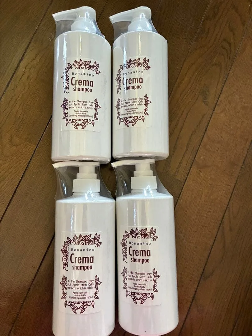 Bonamino Crema shampoo 600ml 4本セット