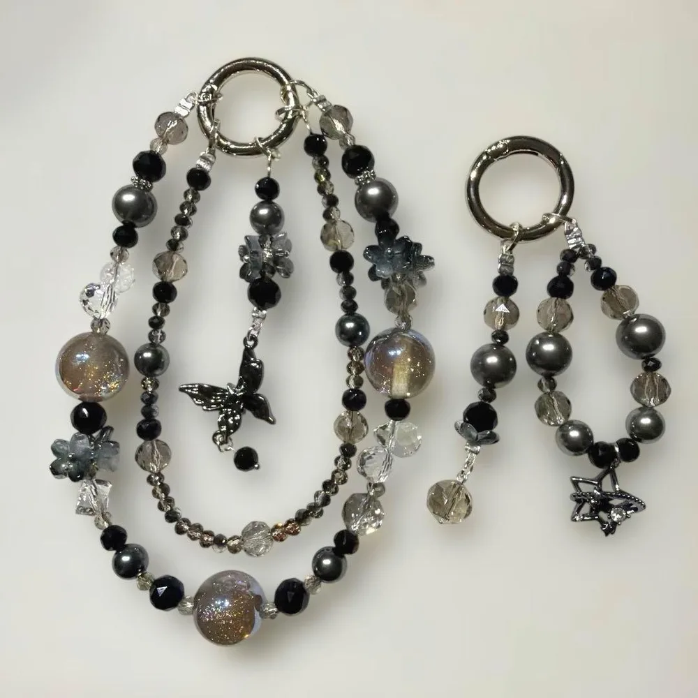 luludiy ハンドメイド バッグチャーム ブラック